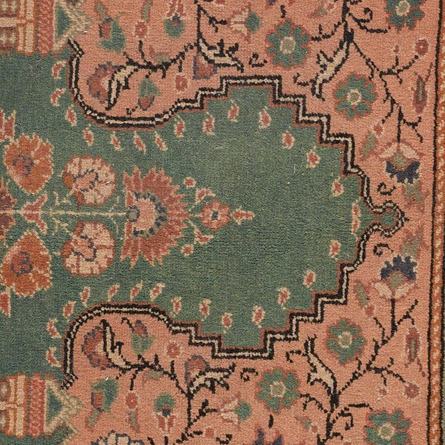 Agra 262 Handcrafted Rug For Sale - Image 3 of 10