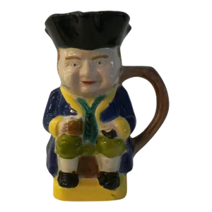 Mid-Century Americana Ceramic Toby Pitcher