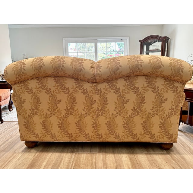 Ethan Allen Matching Classic Ethan Allen Loveseats With Matching Pillows. For Sale - Image 4 of 4