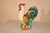Italian Terracotta Hand-Painted Rooster Sculpture, Circa 1980's For Sale - Image 4 of 13