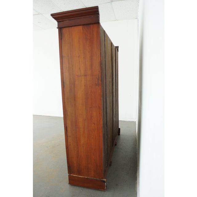 Wood Antique Ralph Johnson of Warrington Compactum Wardrobe For Sale - Image 7 of 17