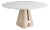 Arteriors Home Melt White Marble Large Dining Table For Sale