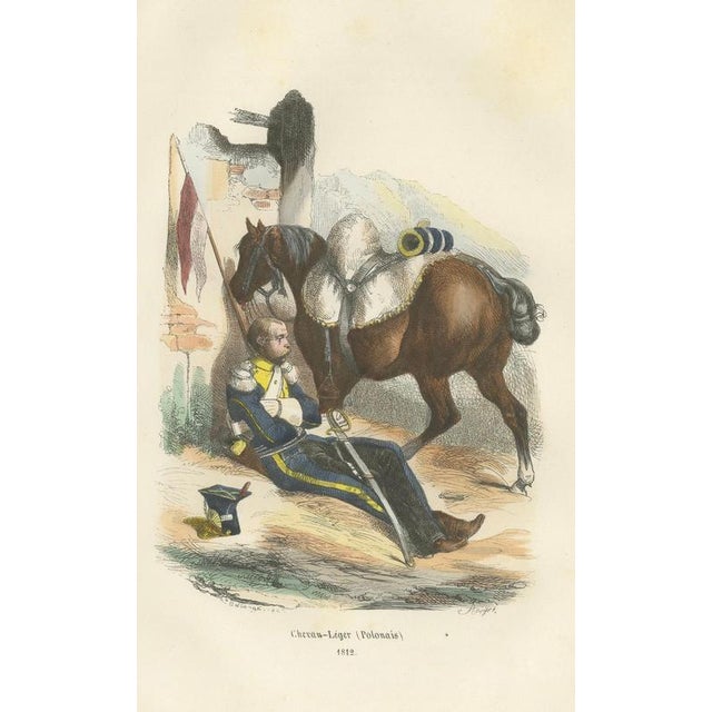 Polish Chevau-Léger of the Imperial Guard, 1843, Paper For Sale - Image 4 of 10