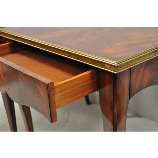 Late 20th Century Ralph Lauren Noble Estate French Louis XV Mahogany One Drawer End Table - A Pair For Sale - Image 18 of 18