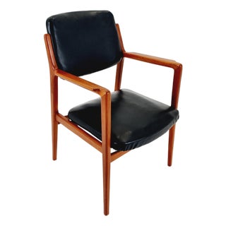 Mid-Century Danish Teak Armchair, 1960s For Sale