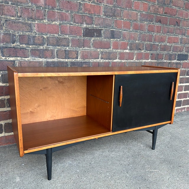 Nils Jonsson for Hugo Troeds Swedish Modern Teak Sideboard Credenza For Sale - Image 9 of 11