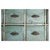 Blue Vintage Teak Cabinet with Blue Patina For Sale - Image 8 of 10