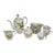 Vintage Porcelain Kutani Dragon Ware Tea Set, 15 Pc For Sale
