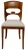 Biedermeier Mid-20th Century Walnut Biedermeier Style Italian Side Chairs Set of 4 For Sale - Image 3 of 6