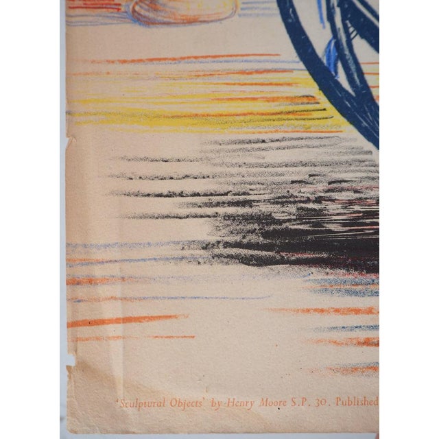 Henry Moore, Sculptural Objects, 1949, Lithograph For Sale - Image 8 of 11