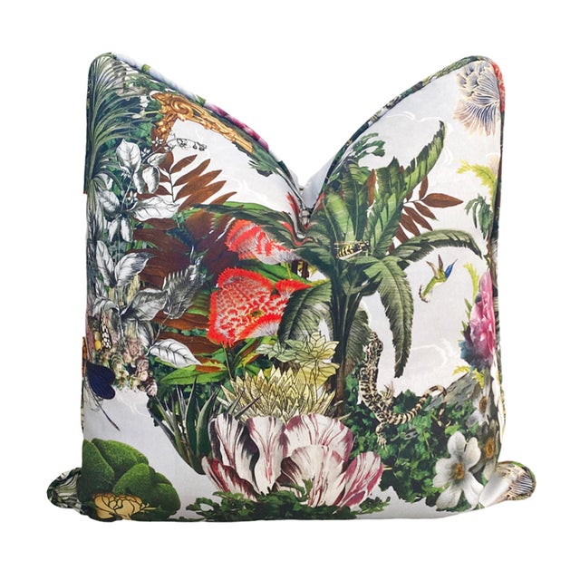 Christian Lacroix Custom Christian Lacroix Jardin Des Reves Pillows - a Pair For Sale - Image 4 of 7