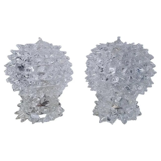 Table Lamps from Barovier and Toso Rostrato, 1940s, Set of 2 For Sale - Image 11 of 11