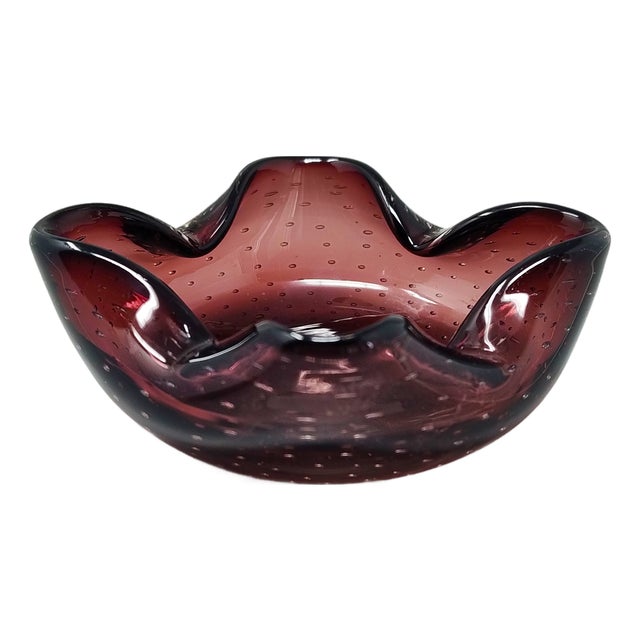 Vintage Italian Ashtray by Flavio Poli for Seguso, 1960s For Sale