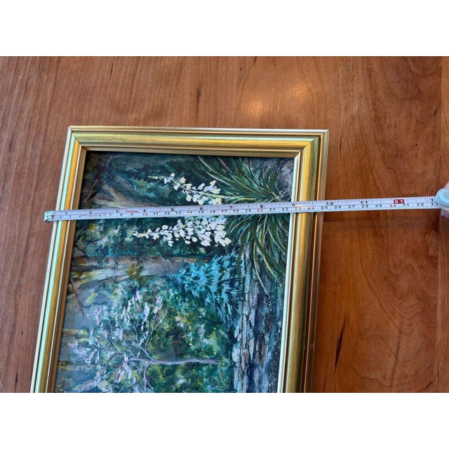 1970s Yucca Garden Landscape Painting For Sale - Image 4 of 8