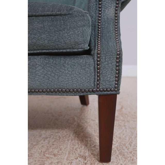 Pair of Lexington Upholstered Marissa Wing Chairs For Sale - Image 9 of 18