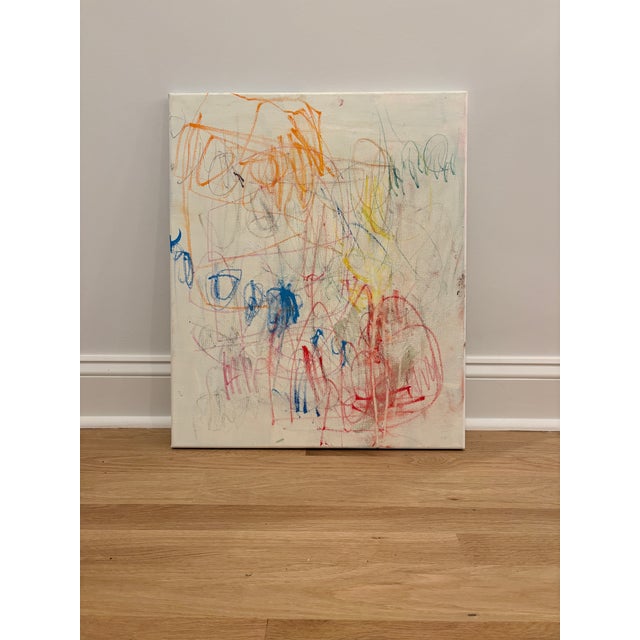 2020s Sarah Trundle, Contemporary Abstract Painting, "It's Elementary" For Sale - Image 5 of 5