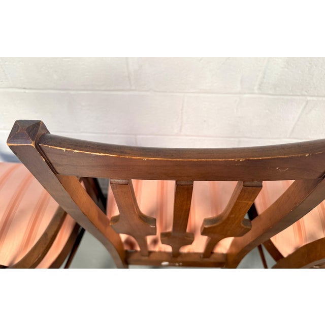 Wood Mid 20th Century Mid-Century Modern Walnut Dining Chairs by Kent-Coffey - Set of 6 For Sale - Image 7 of 12