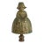 Victorian Lady Brass Lamp Finial For Sale