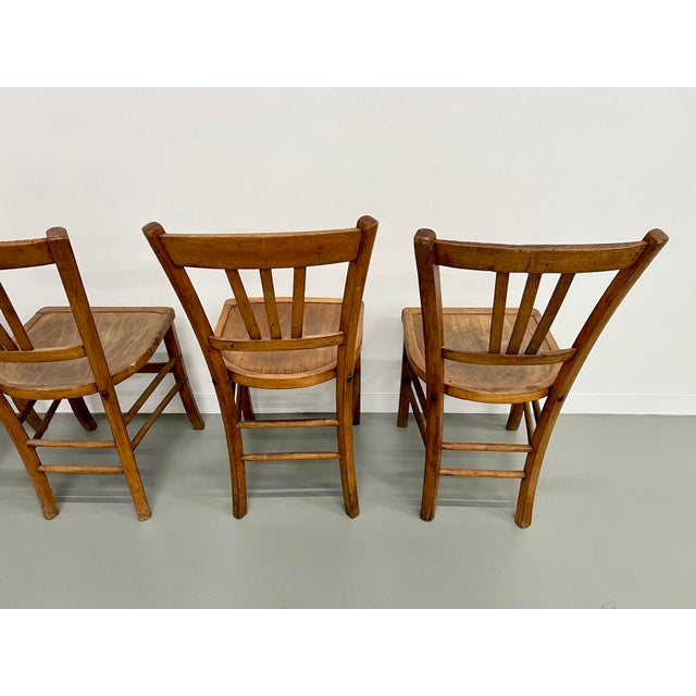 Vintage Bistro Chairs, 1960s, Set of 5 For Sale - Image 8 of 15