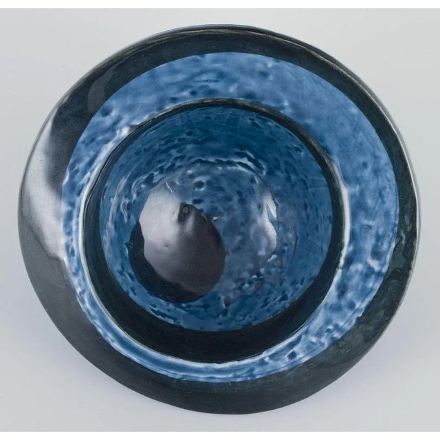 1960s Ceramic Bowl with Abstract Motif by Vilhelm Bjerke-Petersen for Rörstrand, 1960s For Sale - Image 5 of 9