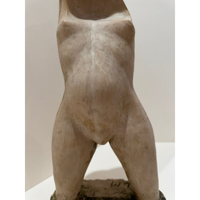 Plastic 1960s Larry Mohr Signed Resin Figurative Sculpture Abstract Female Form Modernist Torso For Sale - Image 7 of 18