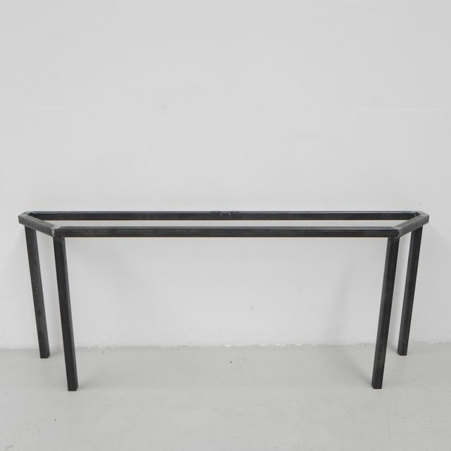 Metal Art Deco Display Cabinet on Legs, 1920s For Sale - Image 7 of 18