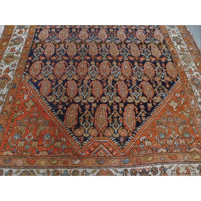 Antique Persian Malayer Rug- 4'7"x 6'5" For Sale - Image 4 of 12
