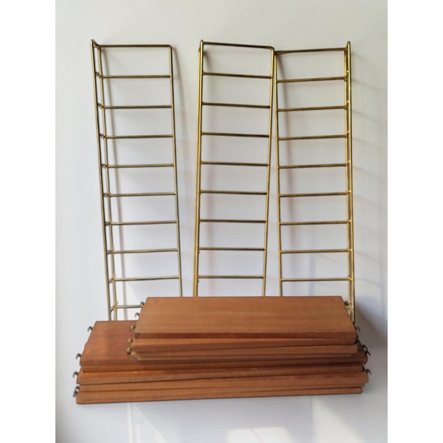 Scandinavian Modular Shelving Unit, 1960s For Sale - Image 9 of 12