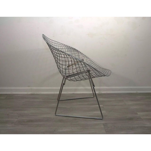 Knoll Harry Bertoia for Knoll Wire Diamond Chair Mid Century Modern For Sale - Image 4 of 8