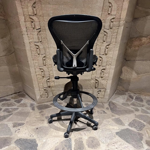 Vintage Herman Miller Aeron Classic Stool Armless Chair For Sale In San Diego - Image 6 of 12