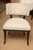 Grosfeld House Vintage Grosfeld House Regency Side Chairs With Cream and Off White Leopard Upholstery Pair Of For Sale - Image 4 of 10