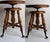 Glass Antique H. Holtzman & Sons Victorian Adjustable Swivel Piano Stool With Glass Ball Claw Feet For Sale - Image 7 of 17