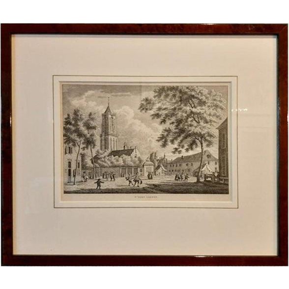 K.F. Bendorp after J. Bulthuis, Village of Loenen, 1790s, Paper For Sale