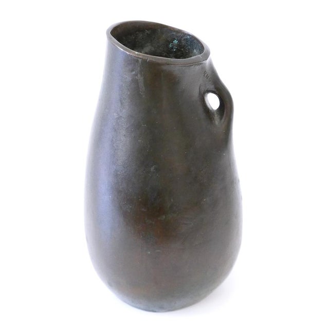 Mid-Century Modern Bronze Vase, Germany, 1960s For Sale - Image 13 of 18