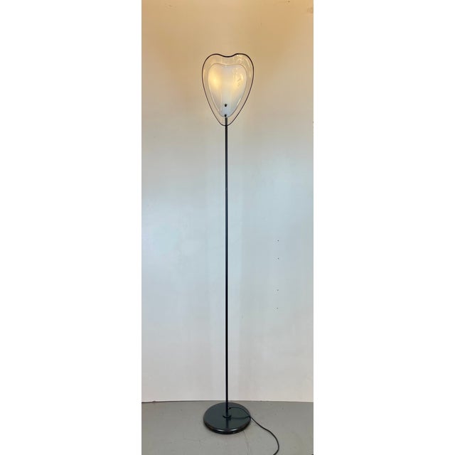 Contemporary Murano Floor Lamp by Mazzega, Italy, 1980s For Sale - Image 3 of 15