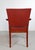Wood Restored Barcelona or The Red Chairs by Rud Rasmussen for Kaare Klint, 1935, Set of 2 For Sale - Image 7 of 15