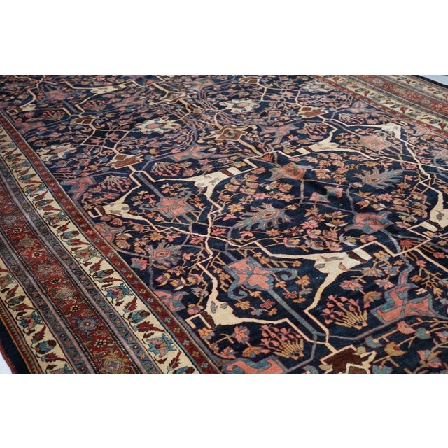 Late 18th Century Antique Bidjar Rug 11'6'' x 18'0'' For Sale - Image 9 of 10