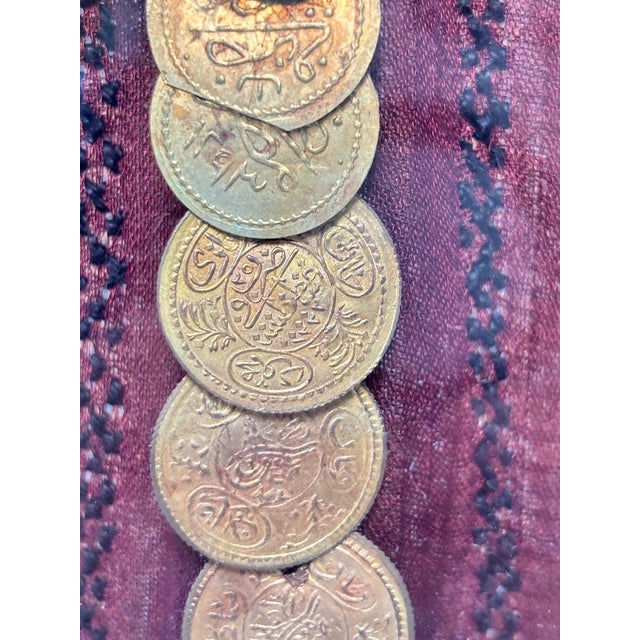 Islamic Face Veil, Egyptian Bedouin Desert Garment Nikab Framed Collectible For Sale - Image 14 of 17