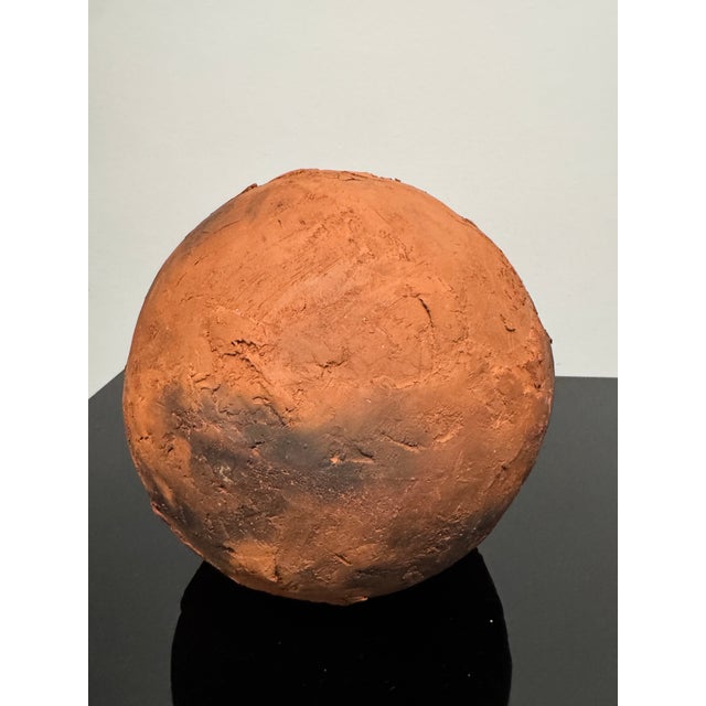 Ceramic Pair of Spheres by Artist Yolanda Balague of Spain For Sale - Image 7 of 18