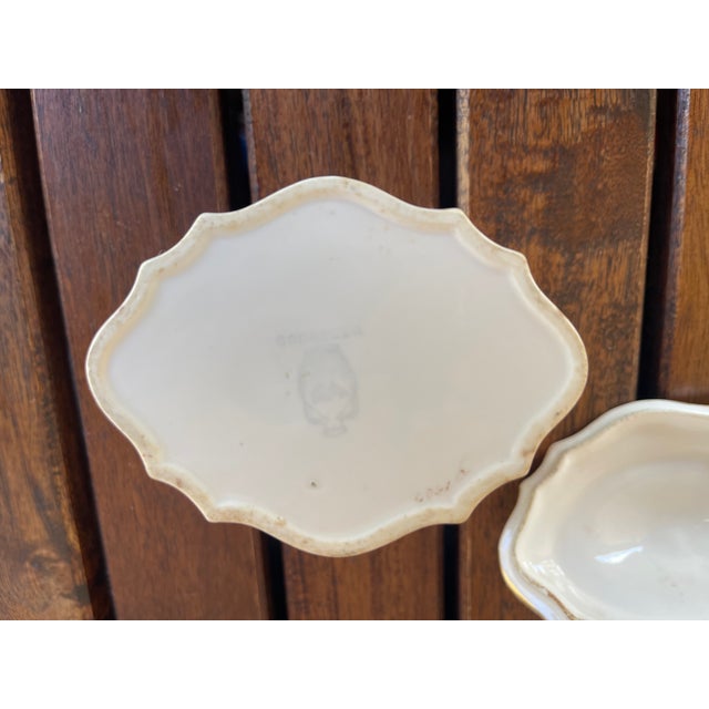 Vintage French Limoges Porcelain Hexagon Trinket Box Sugar Bowl For Sale In Santa Fe - Image 6 of 6