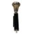 Large 29" Two-Tone Chrome Art Deco Torchiere Wall Sconce, 6 Available For Sale - Image 4 of 7