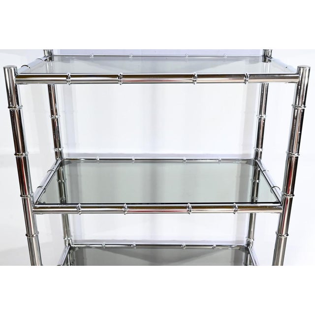 Shelf in Chromed Metal, 1970 For Sale - Image 10 of 18