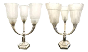 Art Deco Table Lamps, Set of 2