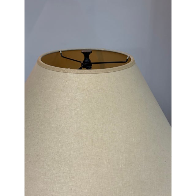 Pottery Barn Hammered Metal Floor Lamp For Sale - Image 11 of 12