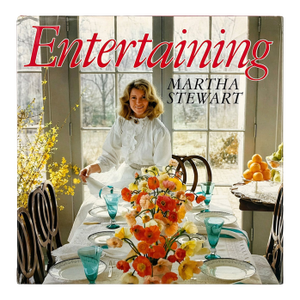 Entertaining by Martha Stewart 1982 Hardcover Book Cookbook