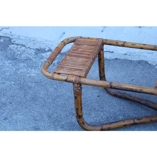 Bamboo Cocktail Table by Tito Agnoli, 1950s For Sale - Image 9 of 18