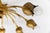 Metal Vintage Bronze Flush Mount from Koch Söhne, 1960s For Sale - Image 7 of 13