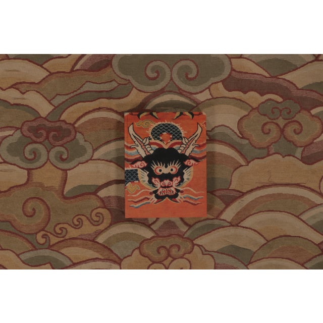 Copper Vintage European Flatweave With Cloud Bands in Earth Tones - Rug & Kilim For Sale - Image 8 of 10