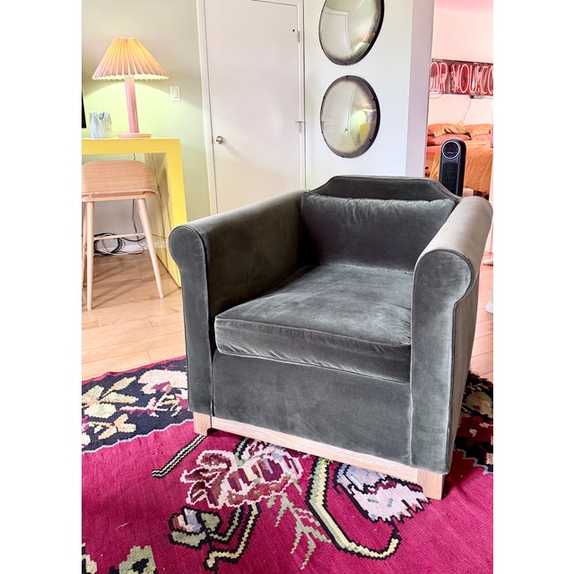 Gorgeous Green Velvet KST Chair From Heavenly - Retails for 1400 For Sale - Image 4 of 6