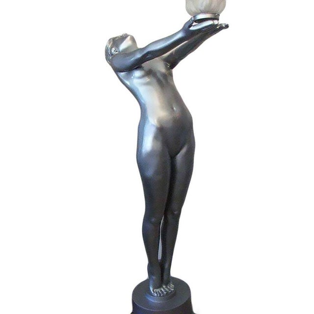 Art Deco 6 Foot Art Deco Floor Lamp For Sale - Image 3 of 8